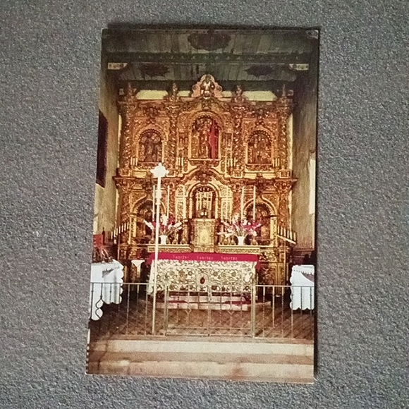 Vtg 1960's CURTEICHCOLOR 4 Mission San Juan Capistrano, California Post Cards. - Picture 2 of 6